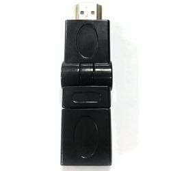 Adattatore HDMI - Convertitore maschio a femmina, colore nero, compatibile con dispositivi che richiedono connessione HDMI. Ideale per lo streaming video. * *