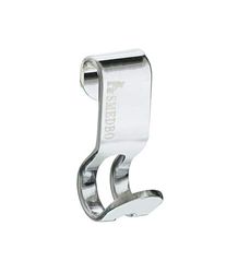Smedbo Ganchos de diseño Cesta de jabón de Acero Inoxidable, Plata, 2 Piezas