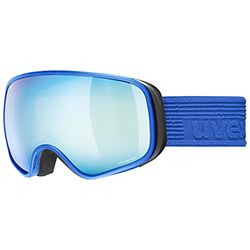 uvex scribble FM sph, Skibril Unisex kinderen, cobalt mat/blue-clear, one size