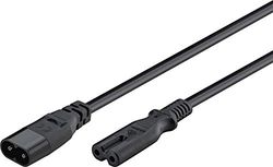 Rallonge C7/C8, 2 m Longueur, Noir
