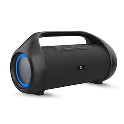 Manta SPK310 XBASS Altoparlante Bluetooth 5.0 - True Wireless Stereo - Assistente Google, Siri - Super Bass - Funzione vivavoce - Equalizzatore - Funzione power bank - Nero - 45,5x18,5x23 cm