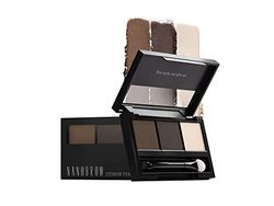 Nanobrow Eyebrow Powder Kit - Brow Powders with a Highlighter, Brow Styling Kit (Dark)