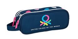 Benetton dubbelt pennfodral 'hjärtan', Multicolor