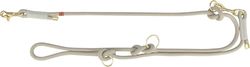 TRIXIE V-Linea Soft Rope, M-L, 2 m/10 mm, grigio chiaro, guinzaglio regolabile per cani di taglia media e grande, in rugiada intrecciata, regolabile in 3 posizioni, 1984119