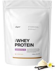 Vilgain Lactose Free Whey Protein - 1000 g - 75% Protein, Lactose Free, sweetened with stevia, Ultra-Filtered at Low temperatures (1000g, Vanilla)