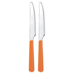 Excèlsa "Trendy" paket med 2 orange bordsknivar