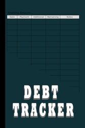 Debt Tracker: Simple Debt Tracker Book And Organizer