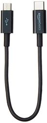 Amazon Basics Cabo USB-C para micro USB 2.0, 15,2 cm - preto