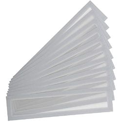 Djois made by Tarifold 195219 - Pack de 10 cadres magnétiques porte-titres A4/A3 - (55 x 297 mm) Magneto PRO pour tableaux magnétiques, couleur gris argenté