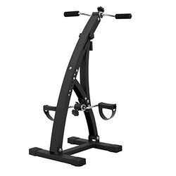 Pedaliera Braccia Gambe FMMD408N Riabilitazione Dual Cycle Mini Bike Ginnastica Passiva Cyclette Manubrio Display Bici da Camera Casa Home Gym