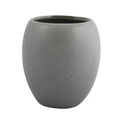 MSV 140.752 Bali Ceramica Bicchiere Gres Grigio Scuro 1 x 10,5 x 0,1 cm