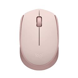 Logitech M171 Wireless Mouse for PC, Mac, Laptop, 2.4 GHz with USB Mini Receiver, Optical Tracking, 12-Months Battery Life, Ambidextrous - Pink