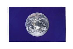 AZ FLAG Vlag planeet aarde 90 x 60 cm – vlag van Terriens 60 x 90 cm – vlaggen