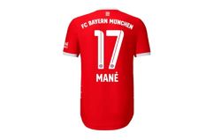 FC Bayern München Sadio Mane Kit namnblock nummer, vit, en storlek EU