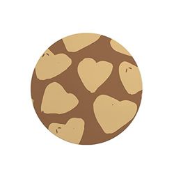Questo Casa, Round Digital Printed Mouse Pad, Non-Slip Base, for Office and Home, Diameter:22cm