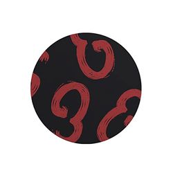 Questo Casa, Tapis de Souris Rond imprimé numérique avec Fond antidérapant pour Bureau et Maison Diamètre 22 cm