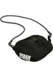 Urban Classics Uniseks riem met gezichtsmasker, dagelijks masker, één maat, zwart, One Size