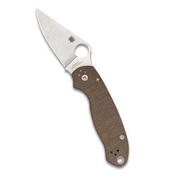 Spyderco - Military 2 Brn Canvas Micarta
