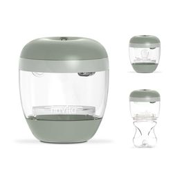 Nuvita 1556 | MellyPlus bärbar UV-sterilisator för babyflaskor, napp och bröstvårtskydd, | dödar 99% av bakterierna | BPA-fri | Salvia-grön