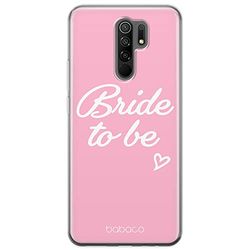 ERT GROUP mobiltelefonfodral för Xiaomi REDMI 9 originalt och officiellt licensierat Babaco mönster Bride to be 001 optimalt anpassad till formen på mobiltelefonen, fodral tillverkad av TPU-plast