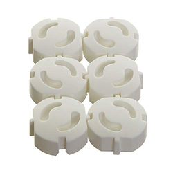 Dreambaby Cache prises, 6 pièces, Blanc