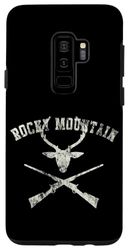 Carcasa para Galaxy S9+ Vintage Rocky Mountain Deer Hunter Elk Hunter