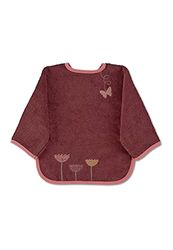 Sterntaler Ärmellätzchen Babero con Mangas, Rojo Oscuro, 1 Stück (1er Pack) Unisex bebé