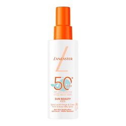 Lancaster Sun Beauty Kids Face & Body Milky Spray SPF50 150ml | Broad Spectrum Sun Protection | Soothing Finish & Ultra Lightweight | Water-Resistant | Anti-Sand Effect | Suitable for Sensitive Skin