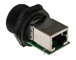 RS PRO Ethernet-kontakt, RJ45-uttag, 1 port, skärmad, direkt pass, typ koppling