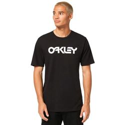 Oakley Mark II Tee 2.0 T-Shirt, Nero/Bianco, L Unisex-Adulto