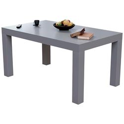 Vida Designs Beeston Tavolino, Grigio, D : 60 x W :100 x H : 45 cm approx