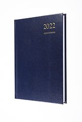 Collins Essentieel A5 Dag tot pagina Appt 2022 Dagboek - Blauw