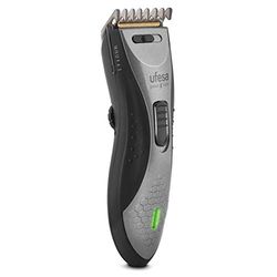 Ufesa CP6550, Tondeuse éléctrique, Rechargeable, à Utiliser Avec ou Sans Câble, Autonomie 45 minutes, Lame Amovible et Lavable en Acier inoxydable / Titane, Fonction Vide, 2 peignes