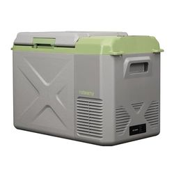 Steamy-E Single Zone 25, Elektrische Compressor Koelbox, 24 Liter, Grijs, 12V/230V, voor vriezen en koelen van -20 tot +20, ideaal voor op de camping
