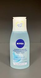 NIVEA Extra Gentle Eye Make-Up Remover (Pack of 3 x 125ml), Hydrating Eye Make-up Remover, Removes Mascara, Gentle Make-Up Remover with Vitamin C and Hyaluronic Acid