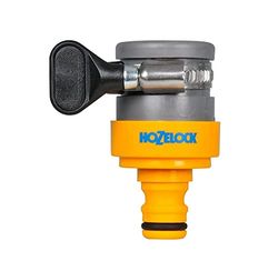Conector de torneira redonda para interiores Hozelock com um diâmetro mínimo de 14 mm e um diâmetro máximo de 18
