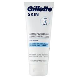 Gillette SKIN Ultra Sensitive Balsamo Post Rasatura Da 100ml Idrata E Lenisce La Pelle Appena Rasata, Eliminando Le Irritazioni, La Secchezza E La Bruciatura Da Rasoio