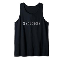 Montague Reflections - Personalized Mirrored Last Name Art Tank Top