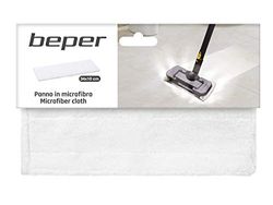 BEPER P202VAL002 Panno in Microfibra, Mop Pad, Lavabile, Riutilizzabile, Misura 34*10 cm, Compatibile con il Pulitore e scopa igienizzante 10in1 Beper, Compatibile con altre scope con misure di testa