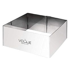 VOGUE cf166 cuadrado Mousse anillos, tamaño: 80 mm x 80 mm, 35 mm de profundidad