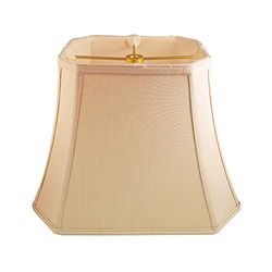 Royal Designs - Paralume rettangolare ad angolo, 7 x 10 x 18 x 13,25 cm, colore: Beige