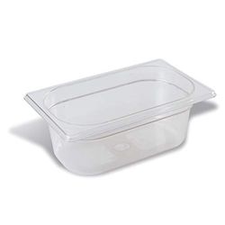 Pujadas P140.6C1 1/4 Gn transport- och förvaringsbehållare, 1,65 l, 265 mm x 162 mm x 65 mm, paket med 18