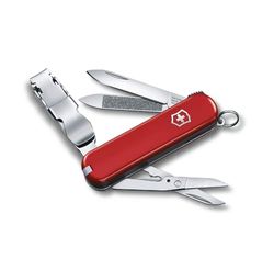 Victorinox 6463 fickkniv nagelsax Nail Clip 580 (8 funktioner, nagelsax, sax, nagelfil, blad) röd