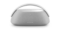 Harman Kardon Go + Play 3, Enceinte portable Bluetooth sans fil, autonomie de 8 h, son et basses puissantes, Gris, Prise britannique (Type G)