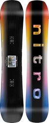 Nitro Optisym BRD 25 Planche de Snowboard pour Homme, Freestyleboard, Asym Twin, Cam-Out Camber, Urban, Mid-Wide