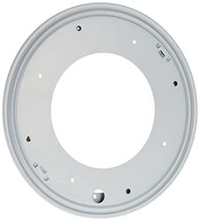 Shepherd Hardware 9546 Lazy Susan vierkante platenspeler, 3 inch, metaal, wit, 12 inch