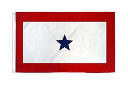 AZ FLAG Vlag USA Blue Star Service 90 x 60 cm - Vlag Service US Banner 60 x 90 cm - Vlaggen