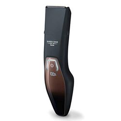 Beurer HR4000 Barbers Corner Beard Styler | 4 attachments for Trimming and Shaving at Various Lengths | Titanium-Coated Stainless Steel Blade is Kind to Skin | Quick-Charge Function | LED Display "