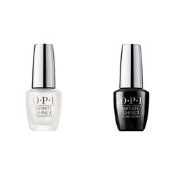 OPI Infinite Shine Base Coat Smalto Lunga Durata - Trasparente - 15 ml + OPI Infinite Shine Top Coat Smalto Lunga Durata - Trasparente - 15 ml