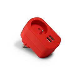 Metronic 495088 caricatore 2 x USB Rosso